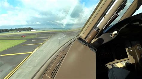 cockpit video boeing 777 takeoff.